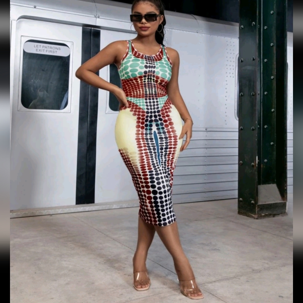 Midi bodycon dress